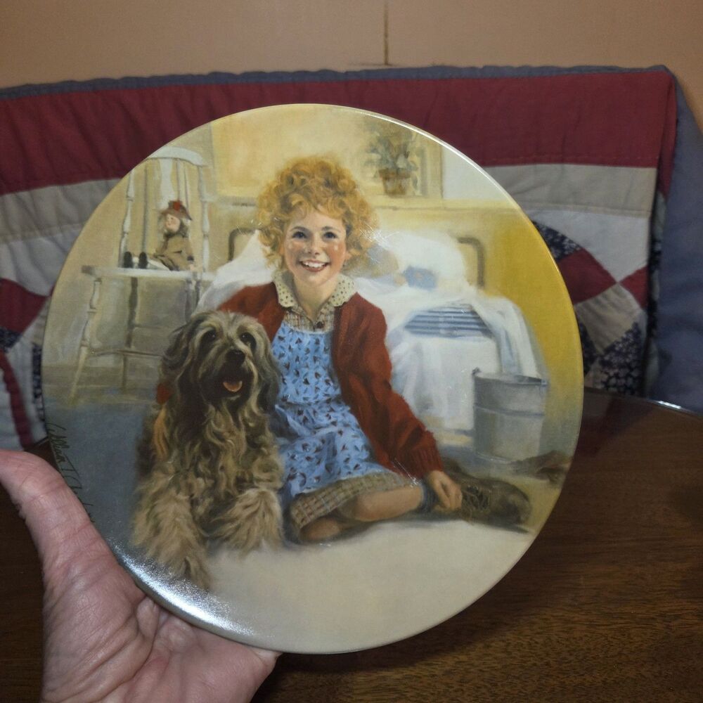 The Annie Collector's Plate Series- 4 Plates Annie Sandy Fdr Grace Orphans